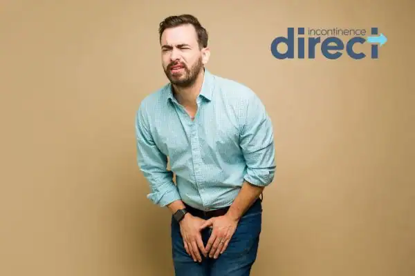 Image of a middle aged man suffering with urge incontinence Luton 